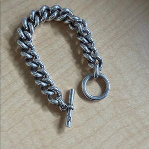 CXC Silver Chain Bracelet